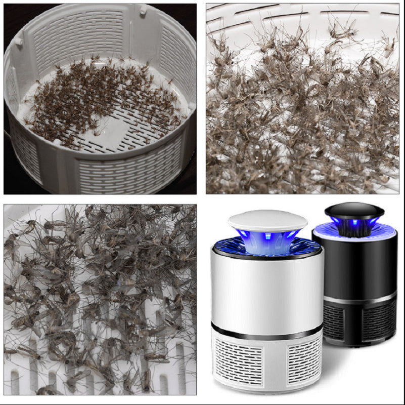 USB Photocatalyst Mosquito Trap Lamp – LED Electric Mosquito Killer for Home, Bedroom & Indoor Use