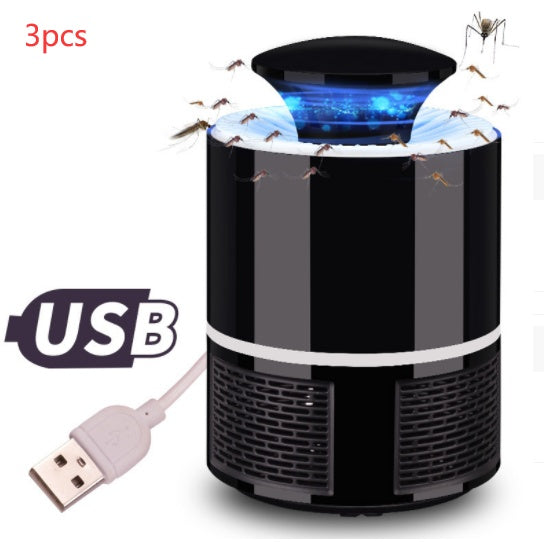 USB Photocatalyst Mosquito Trap Lamp – LED Electric Mosquito Killer for Home, Bedroom & Indoor Use