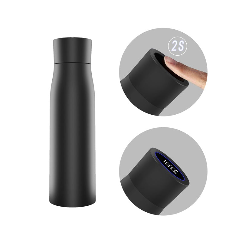 Smart Thermal Water Bottle with Temperature Display – Stainless Steel Insulated Tumbler