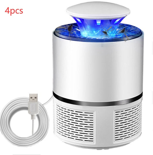 USB Photocatalyst Mosquito Trap Lamp – LED Electric Mosquito Killer for Home, Bedroom & Indoor Use