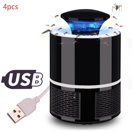 USB Photocatalyst Mosquito Trap Lamp – LED Electric Mosquito Killer for Home, Bedroom & Indoor Use