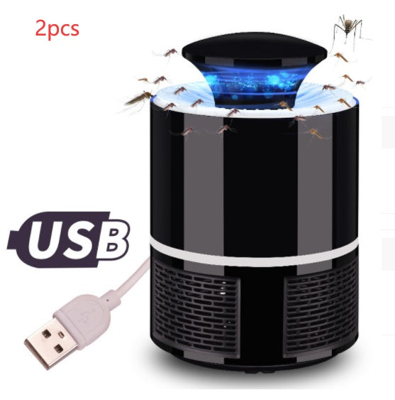 USB Photocatalyst Mosquito Trap Lamp – LED Electric Mosquito Killer for Home, Bedroom & Indoor Use