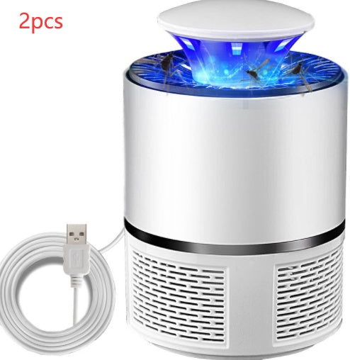 USB Photocatalyst Mosquito Trap Lamp – LED Electric Mosquito Killer for Home, Bedroom & Indoor Use